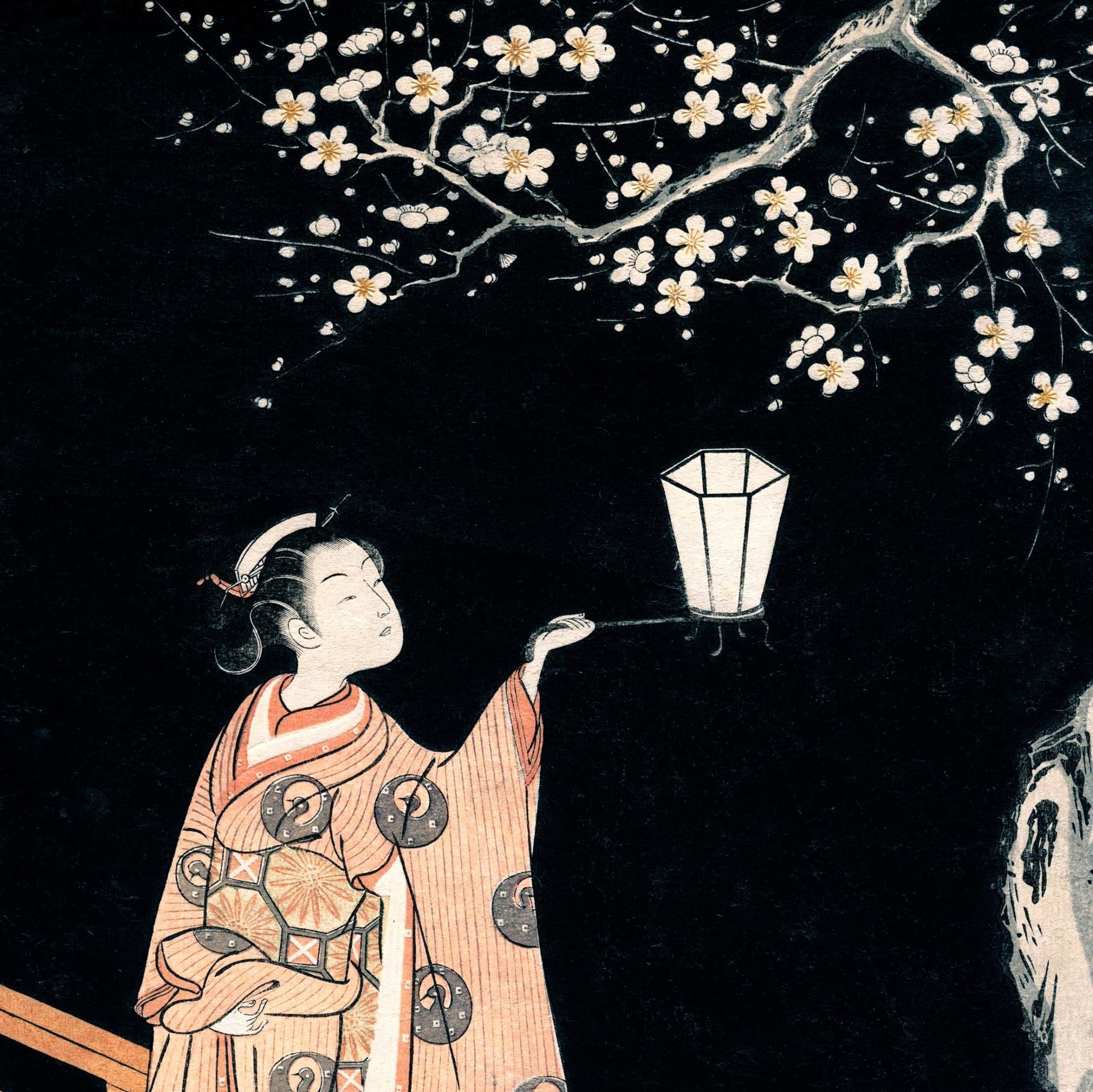 Suzuki Harunobu - Japonica Graphic