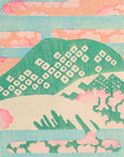 Spring Hills with Blossoms – Shin Bijutsukai Japanese Pattern Print