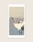 Two cranes – Ohara Koson art print 30 x 60 cm