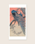 Two Peacocks on Tree Branch – Ohara Koson art print 30 x 60 cm