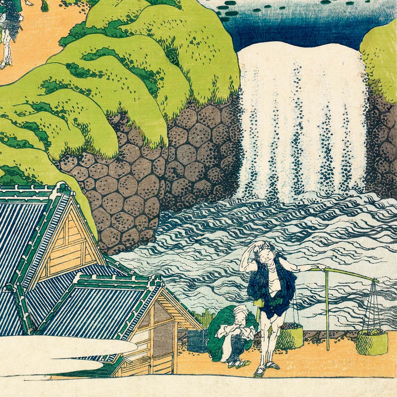 Aoigaoka Falls in the Eastern Capital - Japonica Graphic