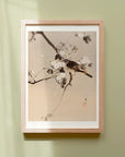 Birds on a Flowering Branch - Japonica Graphic