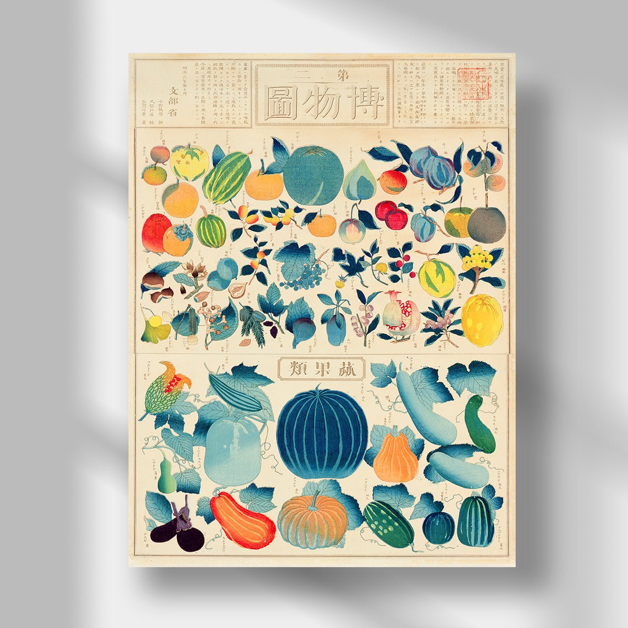 Chart of plants II - Japonica Graphic