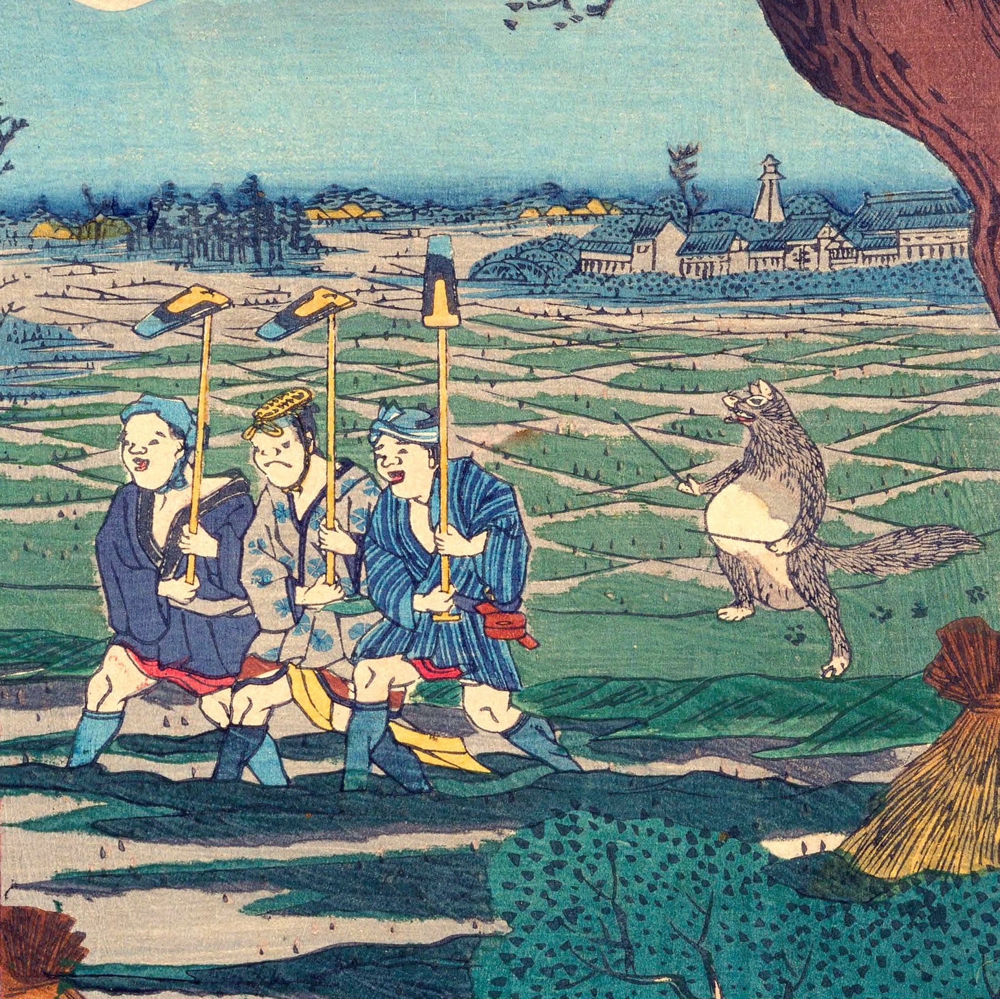 Fox-fires at Ôji - Japonica Graphic
