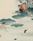 Frog and tadpoles - Japonica Graphic