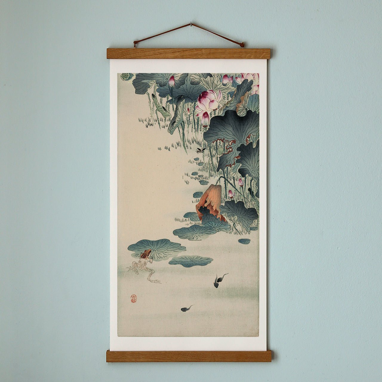 Frog and tadpoles - Japonica Graphic