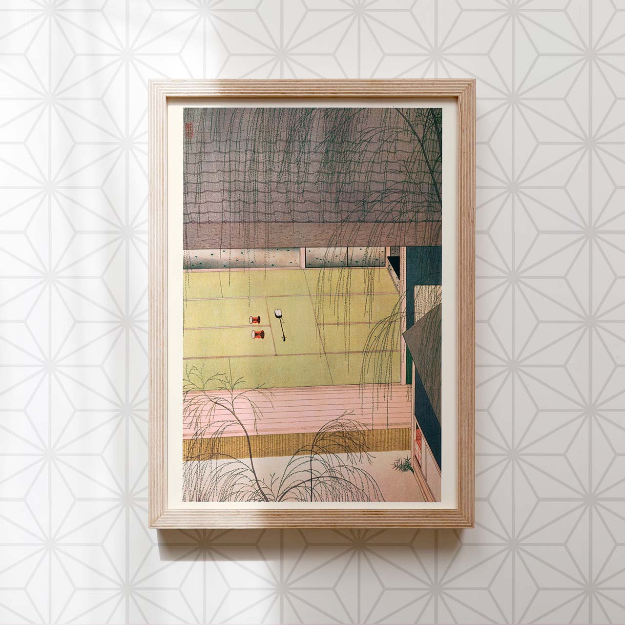 Green Willow - Japonica Graphic