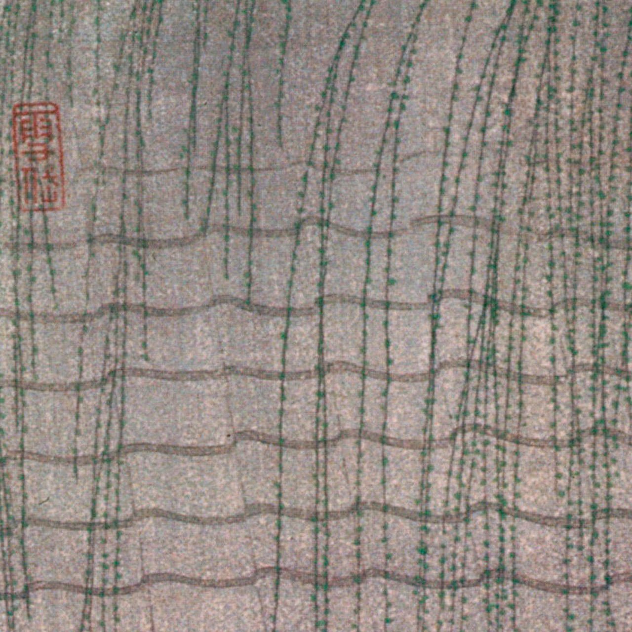 Green Willow - Japonica Graphic