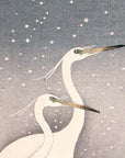 Group of Egrets - Japonica Graphic