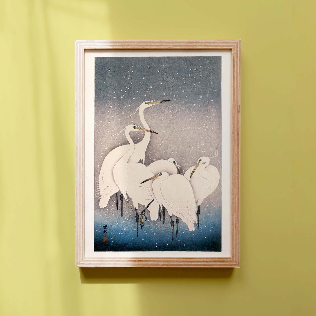 Group of Egrets - Japonica Graphic