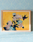 Hydrangea and swallow - Japonica Graphic