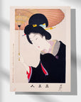 Lady with an umbrella - Japonica Graphic