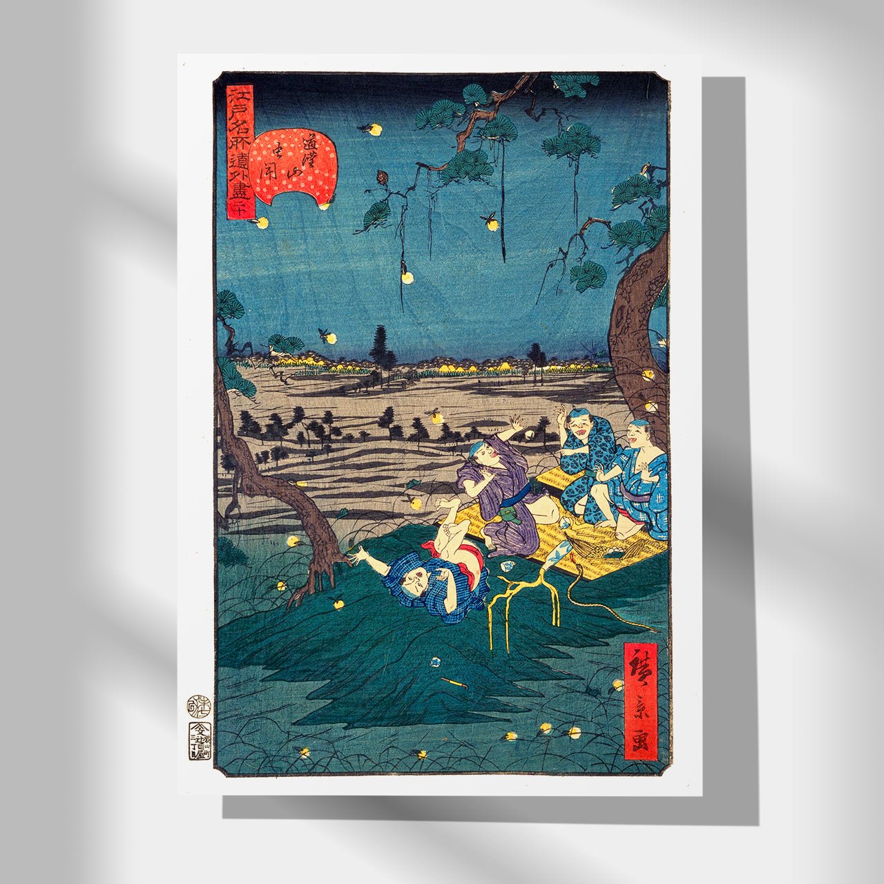 Listening to Crickets at Dôkan Hill - Japonica Graphic