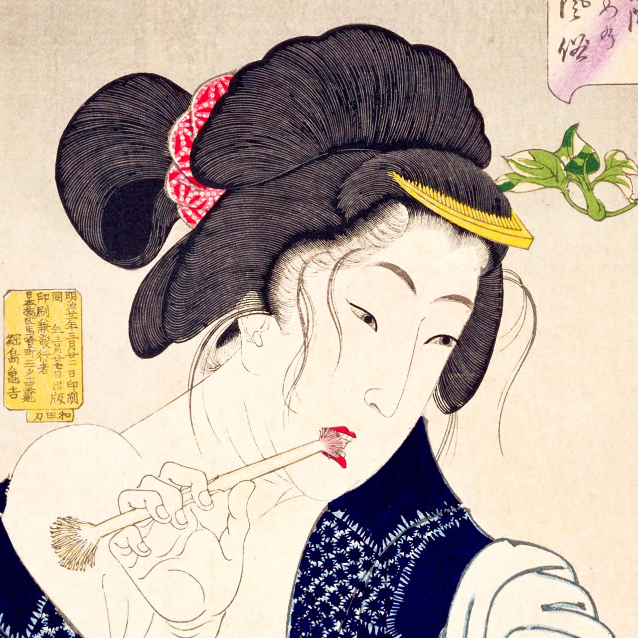 Looking as if waking up - Japonica Graphic