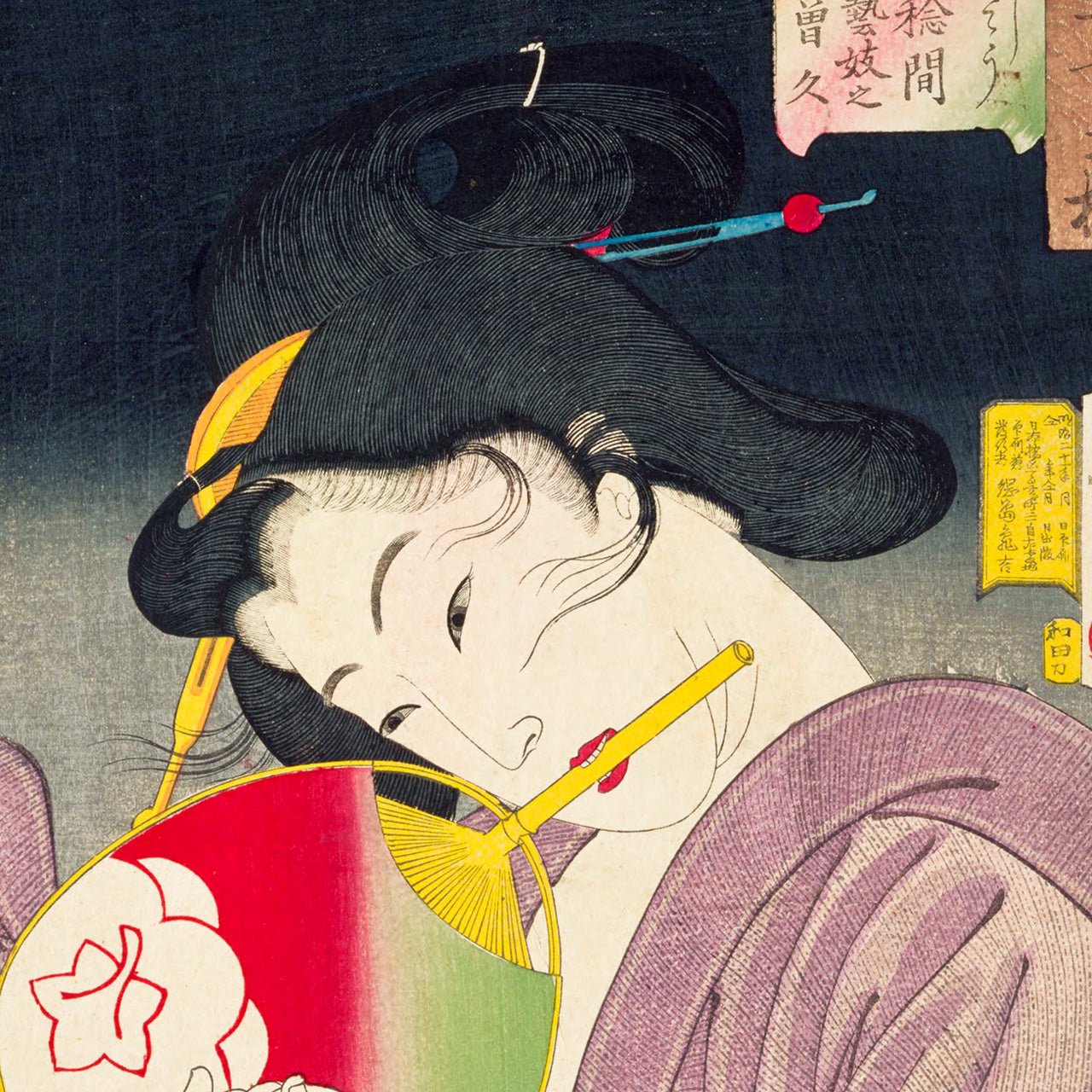 Looking delighted - Japonica Graphic