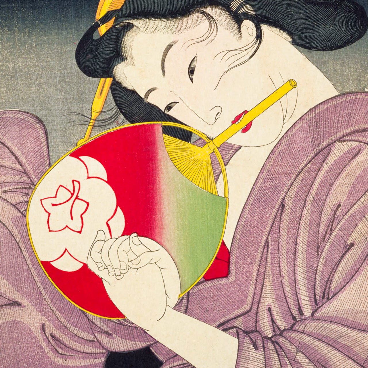 Looking delighted - Japonica Graphic