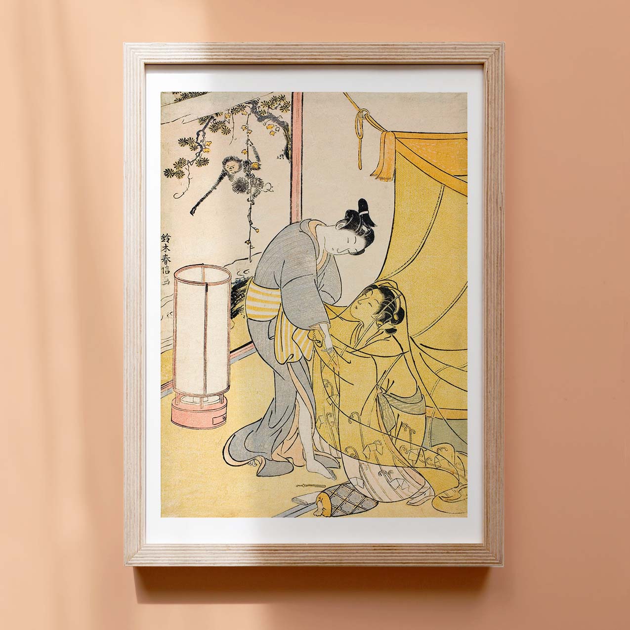 Lovers Parting at Dawn - Japonica Graphic