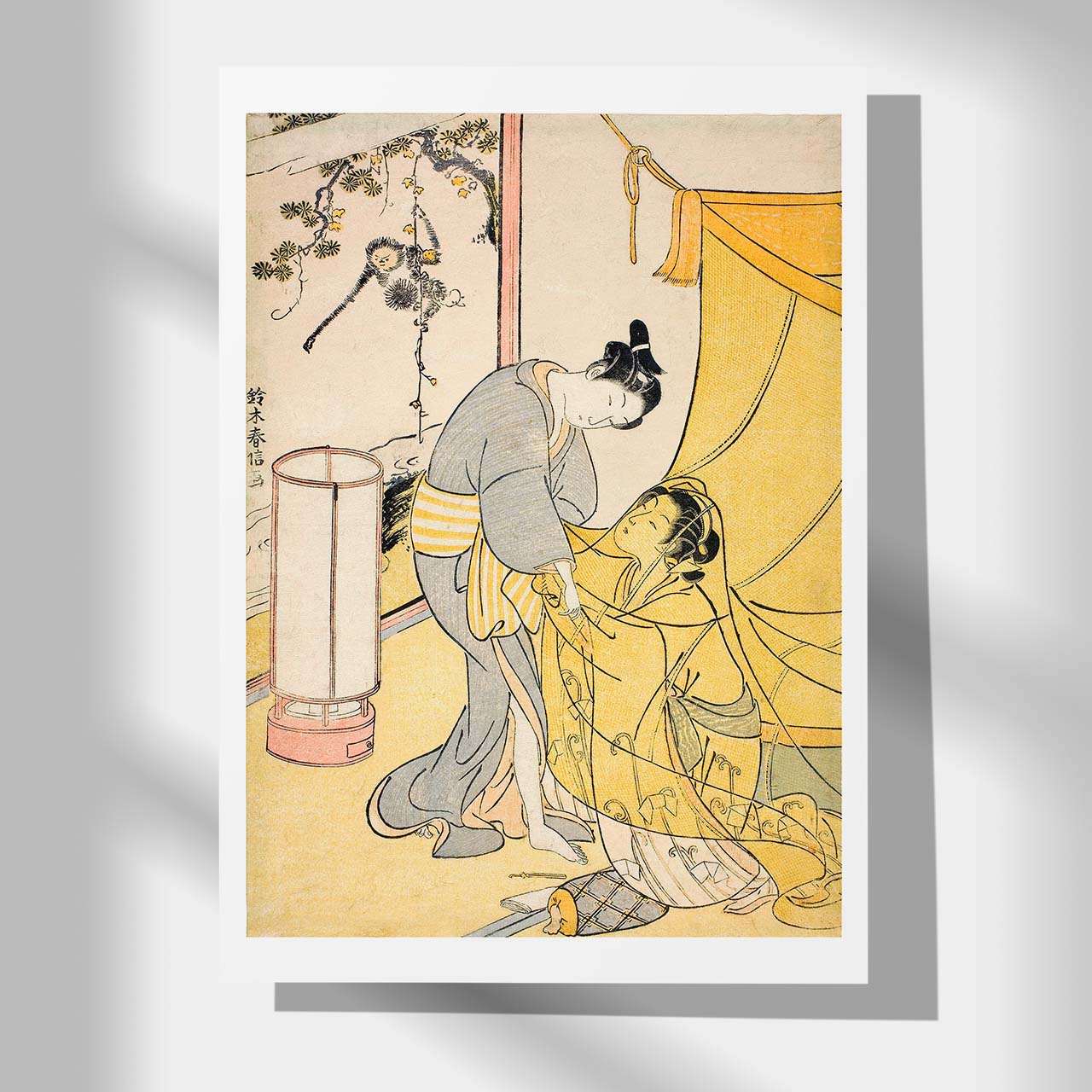 Lovers Parting at Dawn - Japonica Graphic