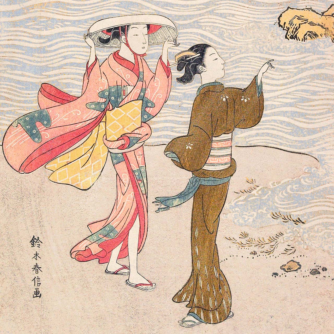 Minamoto no Shigeyuki, from an untitled series of Thirty-Six Immortal Poets - Japonica Graphic