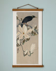 Myna on Magnolia Branch - Japonica Graphic