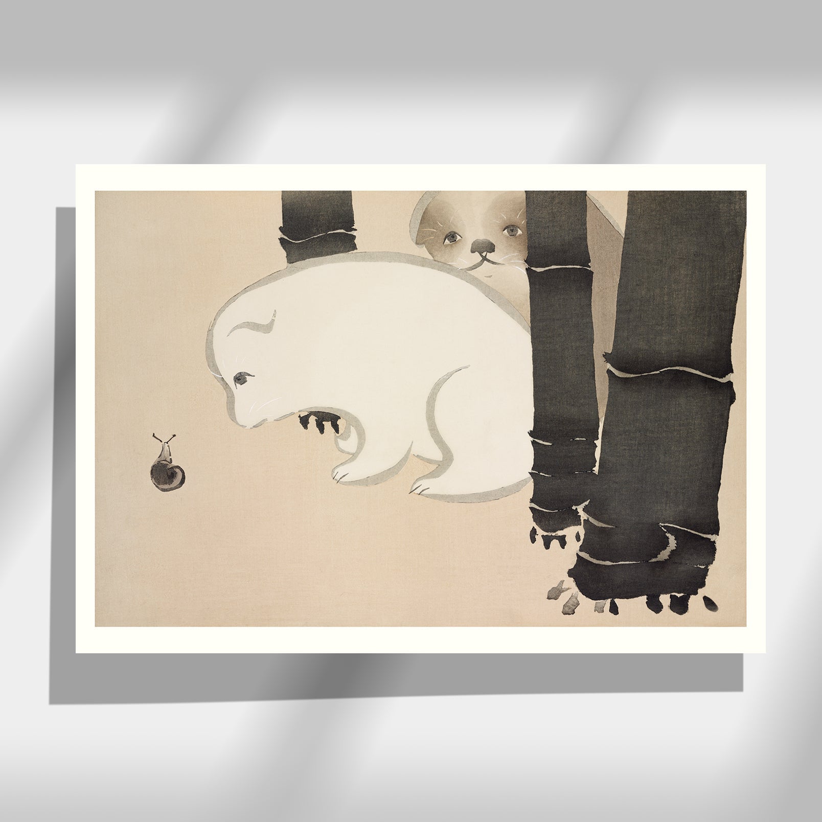 Puppies - Japonica Graphic