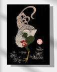 Rooster - Japonica Graphic