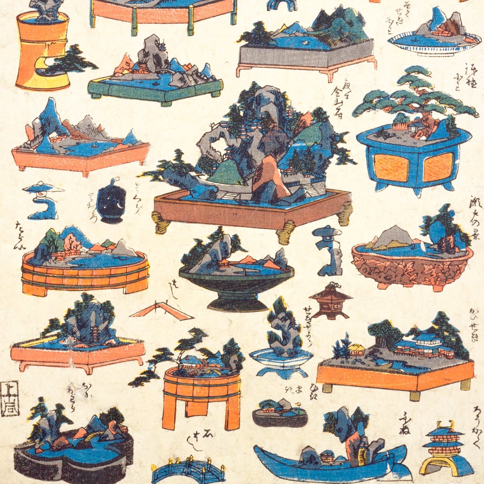 Shinban Hakoniwazukushi - Japonica Graphic