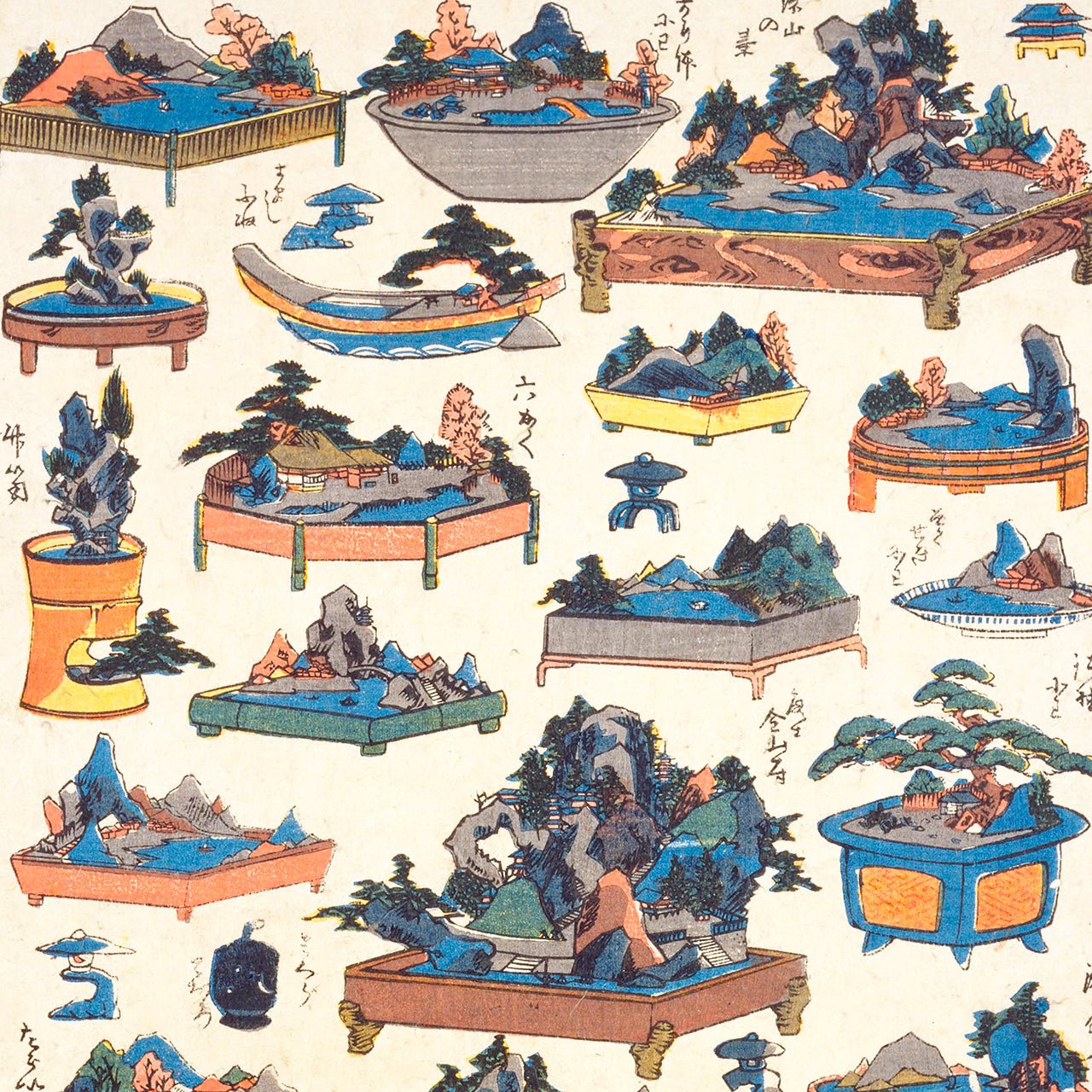 Shinban Hakoniwazukushi - Japonica Graphic