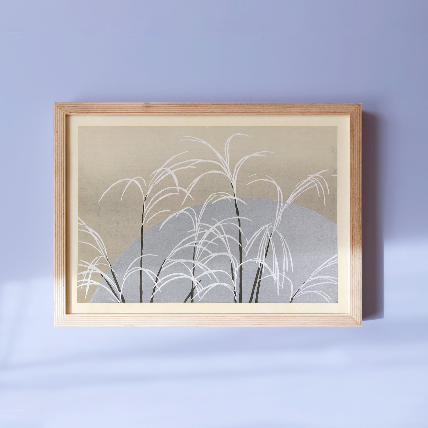 Silver grass and moon - Japonica Graphic