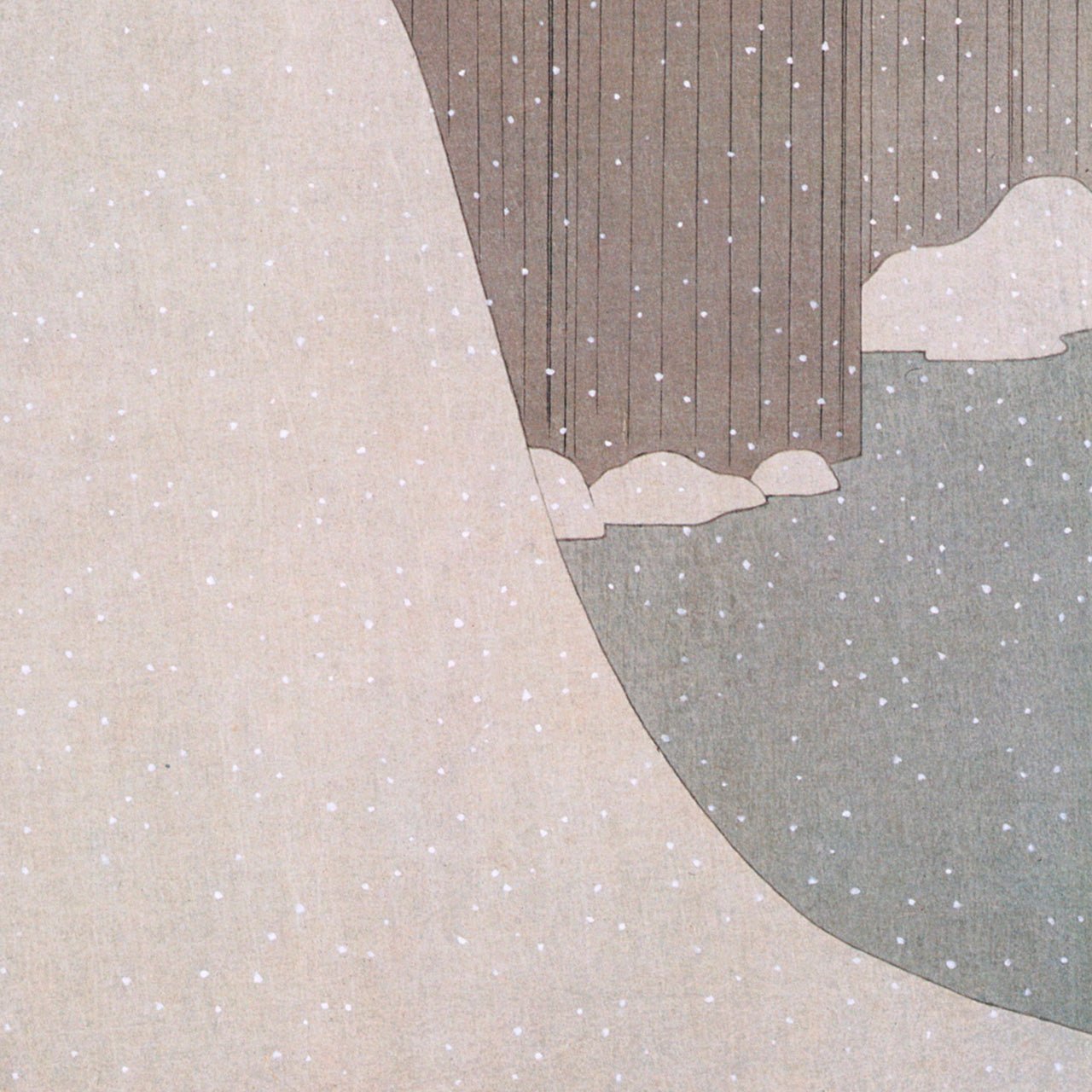 snowy morning - Japonica Graphic