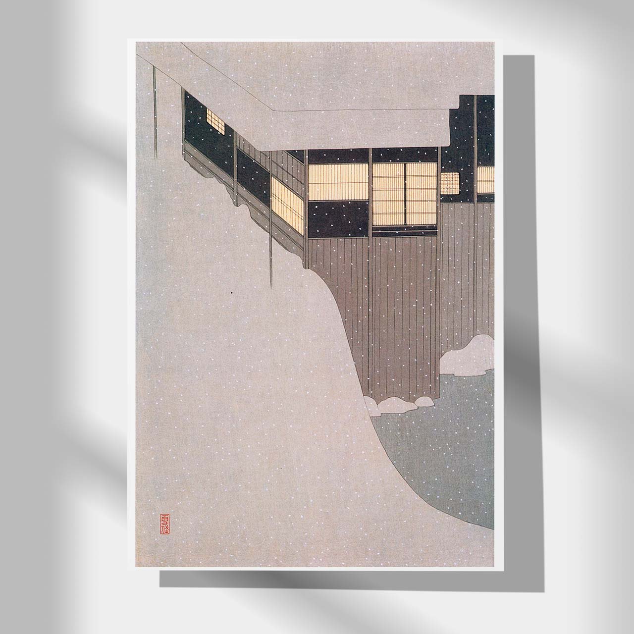 snowy morning - Japonica Graphic