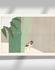 Sparrow and Bamboo in Snow - Japonica Graphic