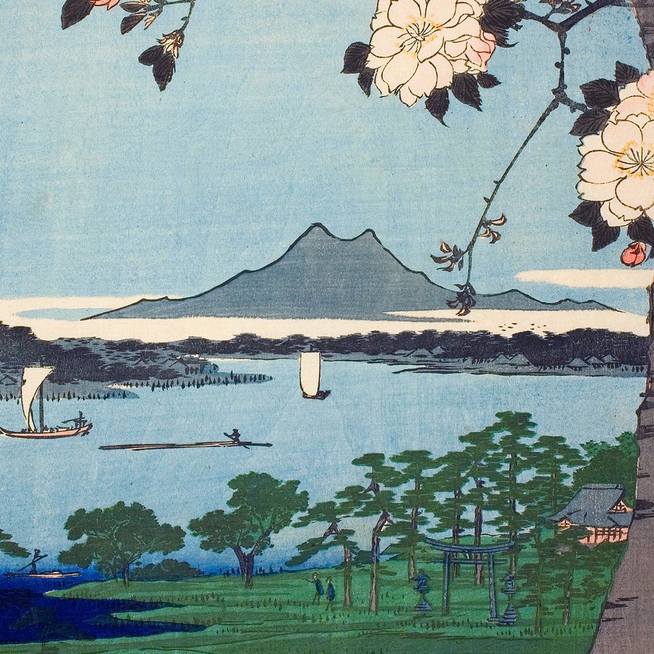 Suijin Shrine and Massaki on the Sumida River - Japonica Graphic