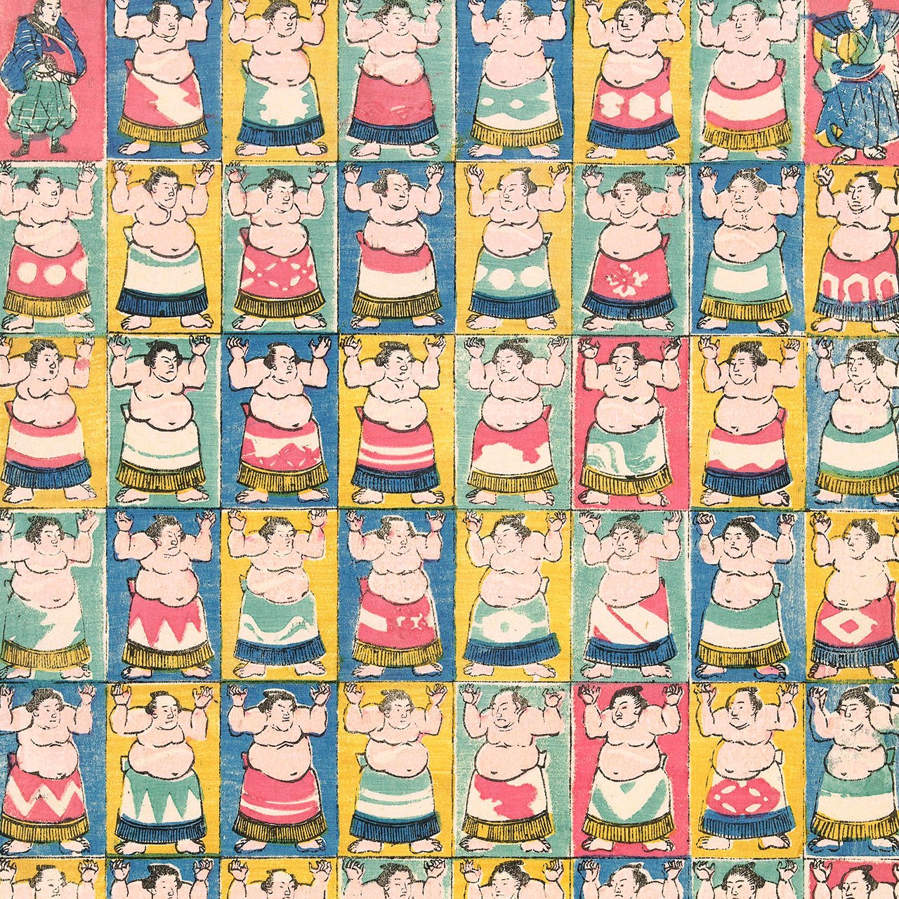 Sumo wrestlers - Japonica Graphic