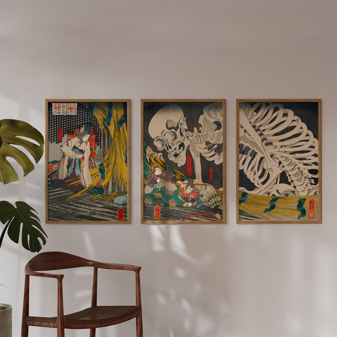 Takiyasha the Witch and the Skeleton Spectre - Set of 3 - Japonica Graphic