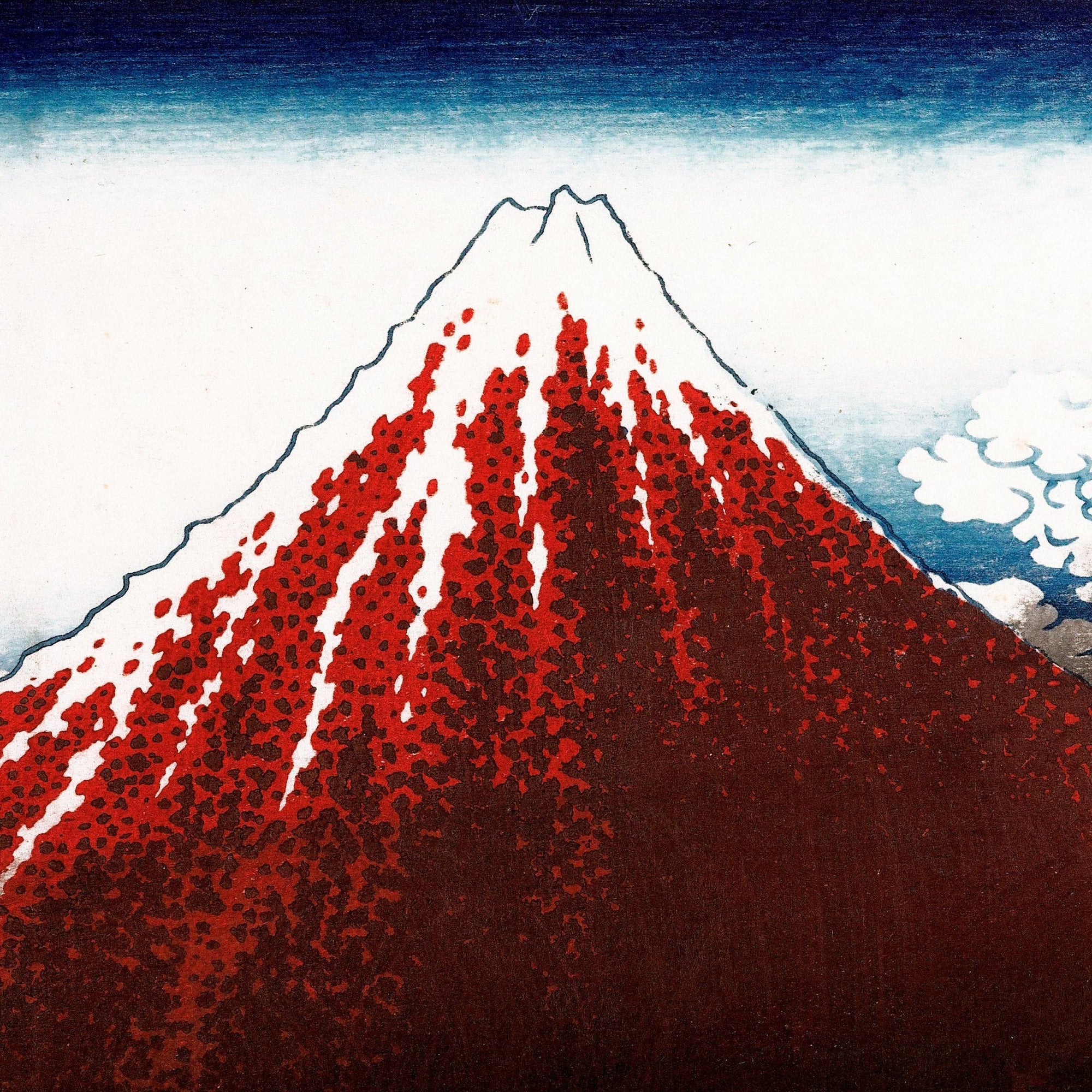 Thunderstorm Beneath the Summit - Japonica Graphic