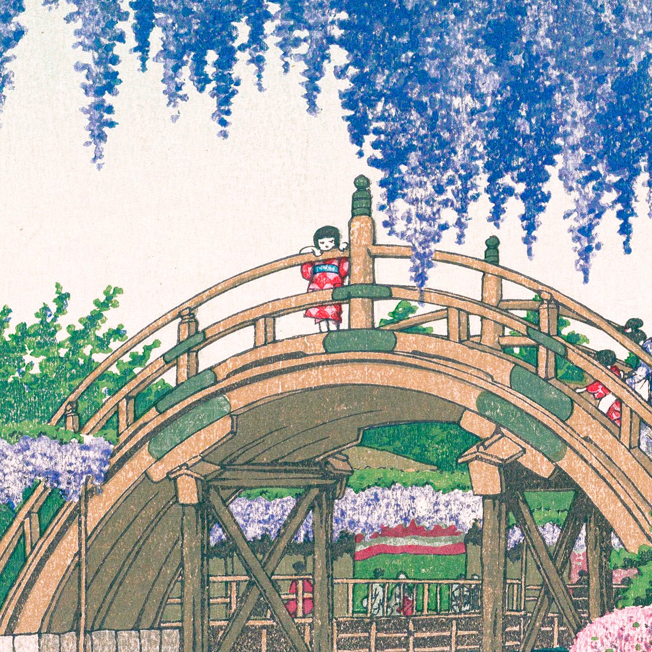 Wisteria in Kameido - Japonica Graphic