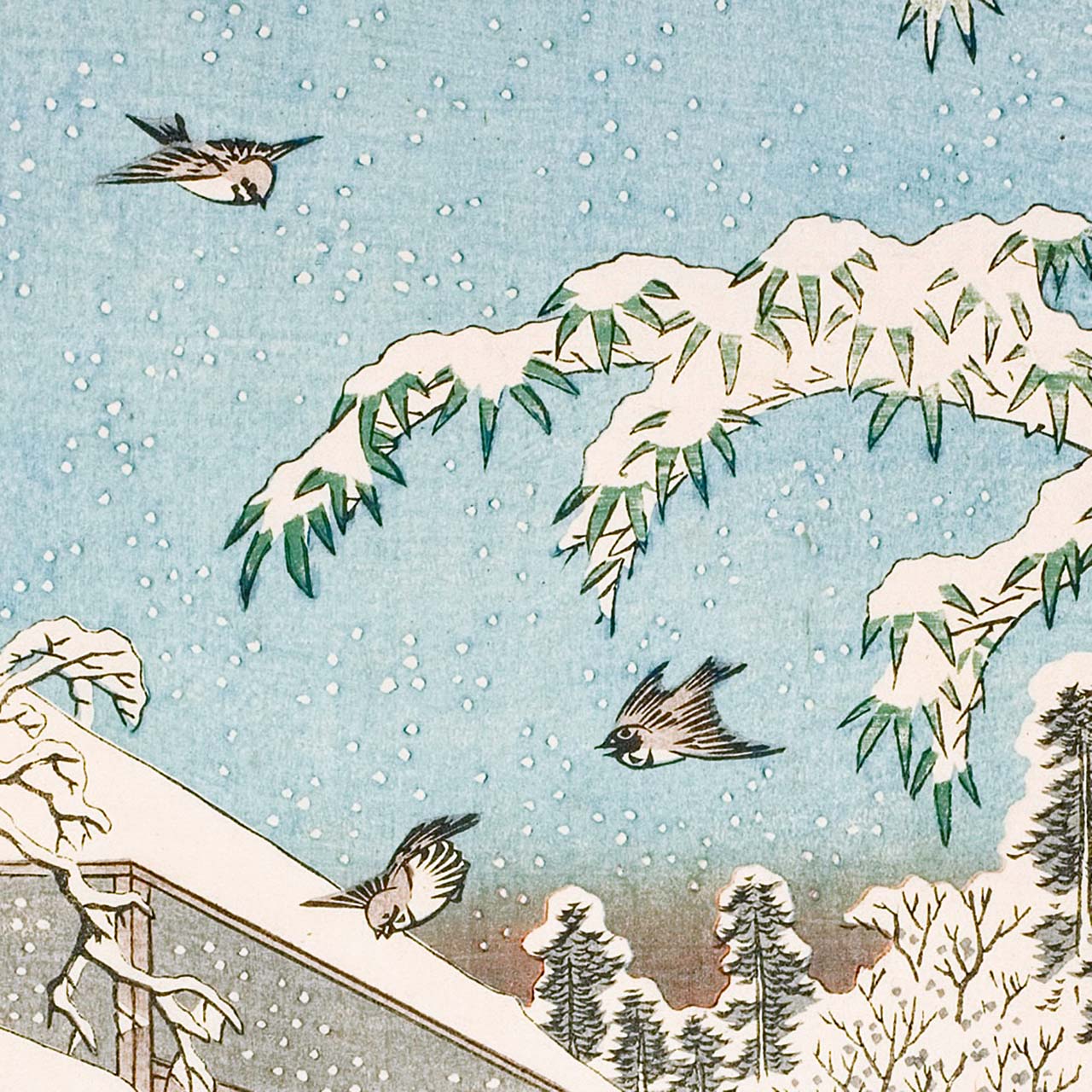 Yabu Street at the foot of Atago Hill - Japonica Graphic