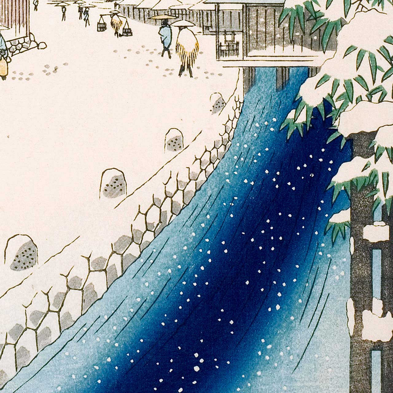 Yabu Street at the foot of Atago Hill - Japonica Graphic