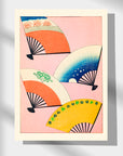 Abanicos decorativos – Patrón japonés Shin Bijutsukai