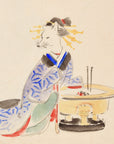 Fuchs im Kimono