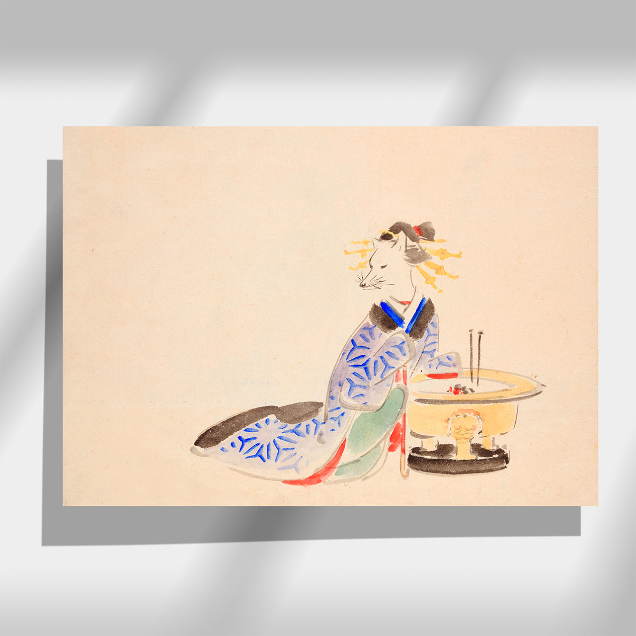 Fuchs im Kimono