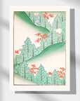 Paysage de cèdres – Motif japonais Shin Bijutsukai