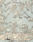 Kyōsai Sketchbook — Skeleton Battle