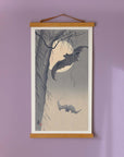 Bats and full moon - Japonica Graphic