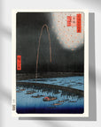 Fireworks by Ryōgoku Bridge - Japonica Graphic