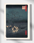 Foxes Meeting at Oji - Japonica Graphic