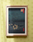 Foxes Meeting at Oji - Japonica Graphic