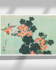 Hibiscus and sparrow - Japonica Graphic