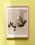 Pigeons in a Tree - Japonica Graphic